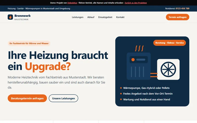 Vorschau: Brennwerk Haustechnik