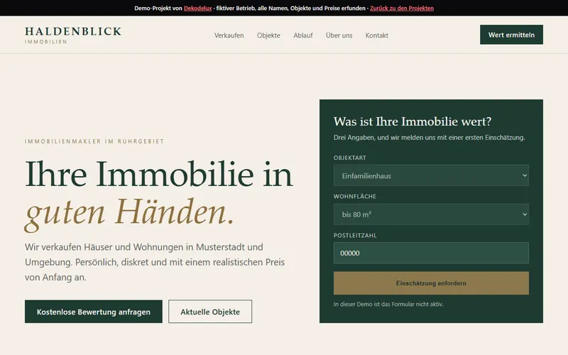 Vorschau: Haldenblick Immobilien